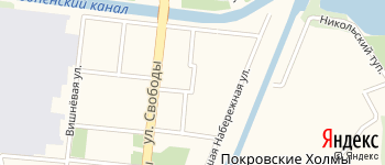 Подмосковная улица на Яндекс карте