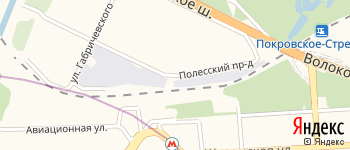 Полесский проезд на Яндекс карте