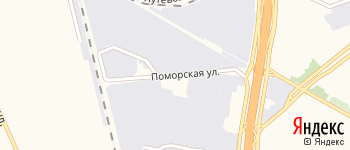 Поморская улица на Яндекс карте