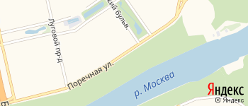 Поречная улица на Яндекс карте