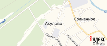 посёлок Акулово на Яндекс карте