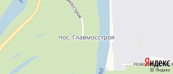 посёлок Главмосстроя на Яндекс карте
