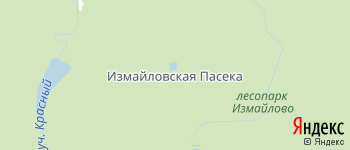посёлок Измайловская Пасека на Яндекс карте