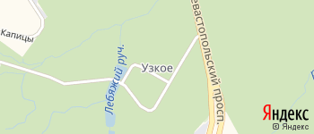 посёлок Узкое на Яндекс карте