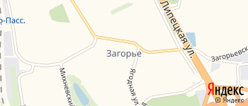 посёлок Загорье на Яндекс карте