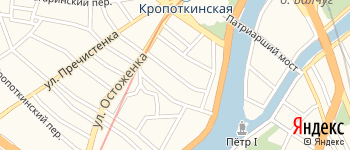 Пожарский переулок на Яндекс карте