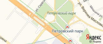 Правая Дворцовая аллея на Яндекс карте