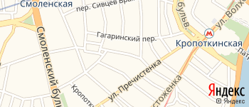 Пречистенский переулок на Яндекс карте