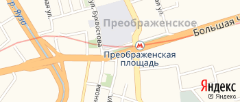Преображенская площадь на Яндекс карте