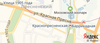 Пресненский переулок на Яндекс карте
