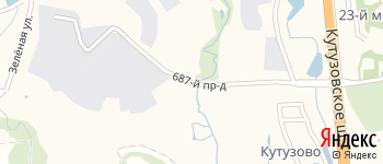 Проектируемый проезд N 687 на Яндекс карте
