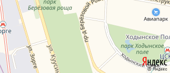 проезд Берёзовой Рощи на Яндекс карте
