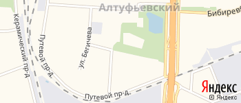 проезд Черского на Яндекс карте