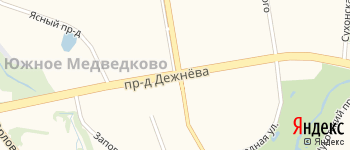 проезд Дежнёва на Яндекс карте