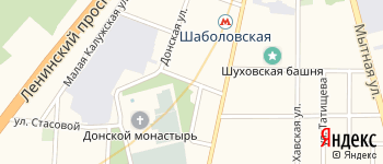 проезд Донской 1-й на Яндекс карте