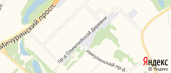 проезд Олимпийской Деревни на Яндекс карте
