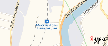 проезд Павелецкий 1-й на Яндекс карте