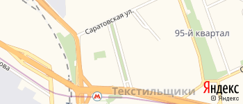 проезд Саратовский 1-й на Яндекс карте
