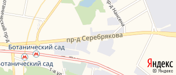 проезд Серебрякова на Яндекс карте