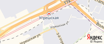 проезд Угрешский 2-й на Яндекс карте