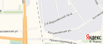 проезд Варшавский 2-й на Яндекс карте