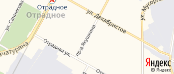 проезд Якушкина на Яндекс карте