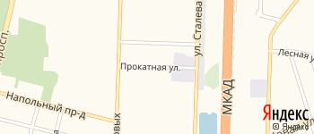 Прокатная улица на Яндекс карте