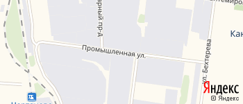 Промышленная улица на Яндекс карте