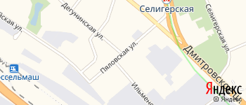 Пяловская улица на Яндекс карте