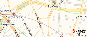 Рахмановский переулок на Яндекс карте