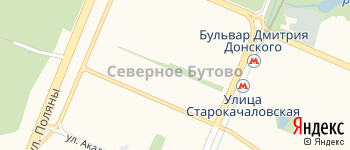 район Бутово Северное на Яндекс карте