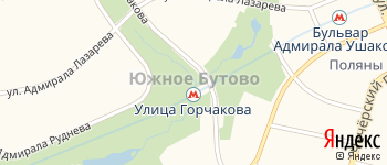 район Бутово Южное на Яндекс карте