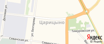 район Царицыно на Яндекс карте