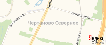 район Чертаново Северное на Яндекс карте