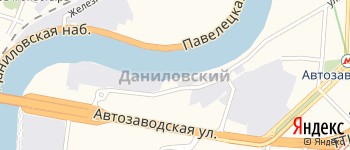 район Даниловский на Яндекс карте