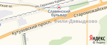 район Фили-Давыдково на Яндекс карте