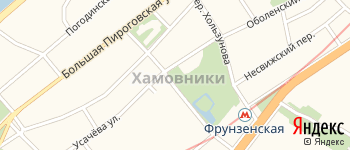 район Хамовники на Яндекс карте