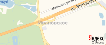 район Ивановское на Яндекс карте