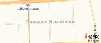 район Измайлово Северное на Яндекс карте