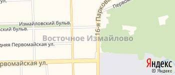 район Измайлово Восточное на Яндекс карте