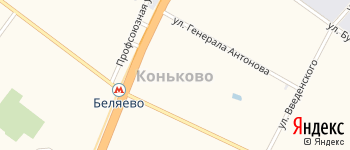 район Коньково на Яндекс карте