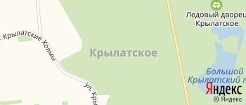район Крылатское на Яндекс карте