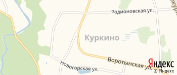 район Куркино на Яндекс карте