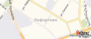район Лефортово на Яндекс карте