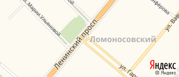 район Ломоносовский на Яндекс карте