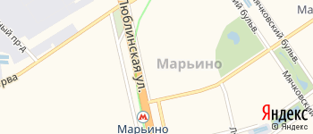 район Марьино на Яндекс карте
