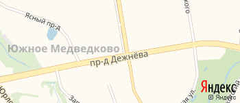 район Медведково Южное на Яндекс карте