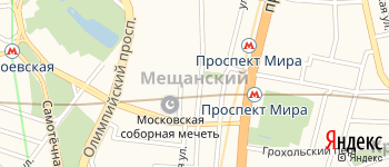 район Мещанский на Яндекс карте