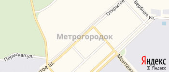 район Метрогородок на Яндекс карте