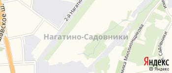 район Нагатино-Садовники на Яндекс карте